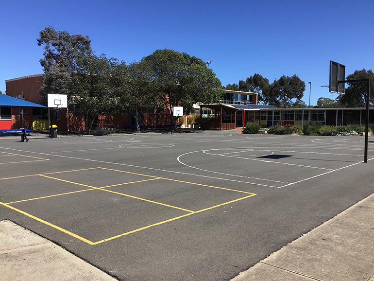 Sports Courts at Kidman Park Primary School