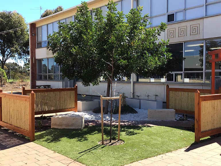 Japanese Garden at Kidman Park Primary School