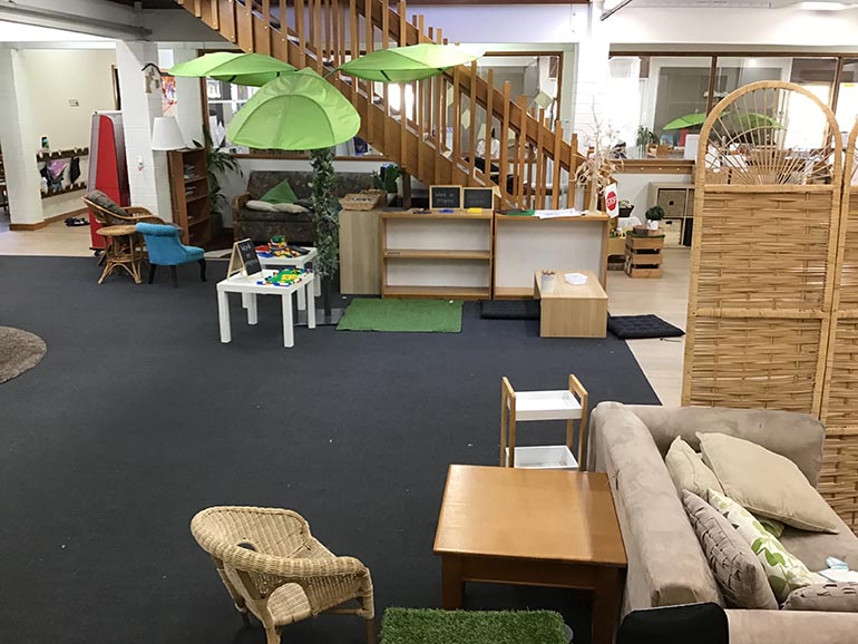 Play-based learning areas at Kidman Park Primary School