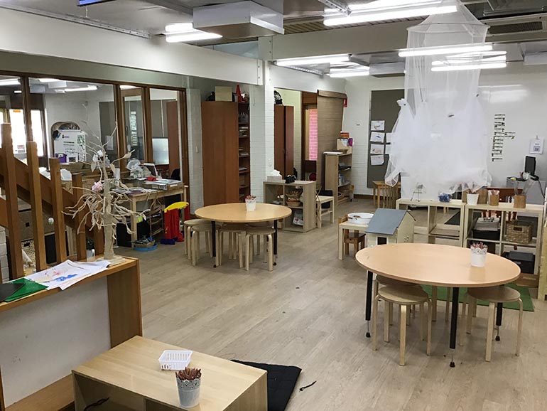Play-based learning areas at Kidman Park Primary School