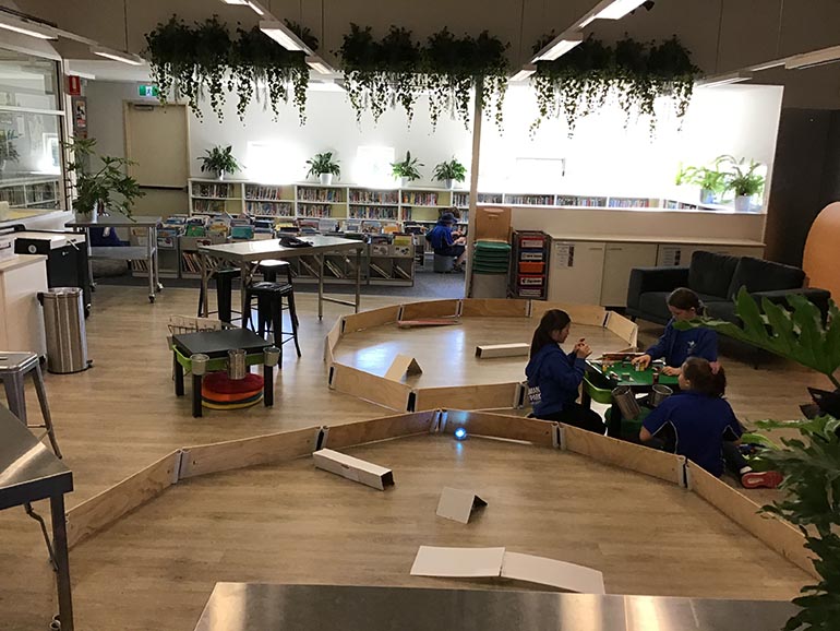 STEM space / Library at Kidman Park Primary School